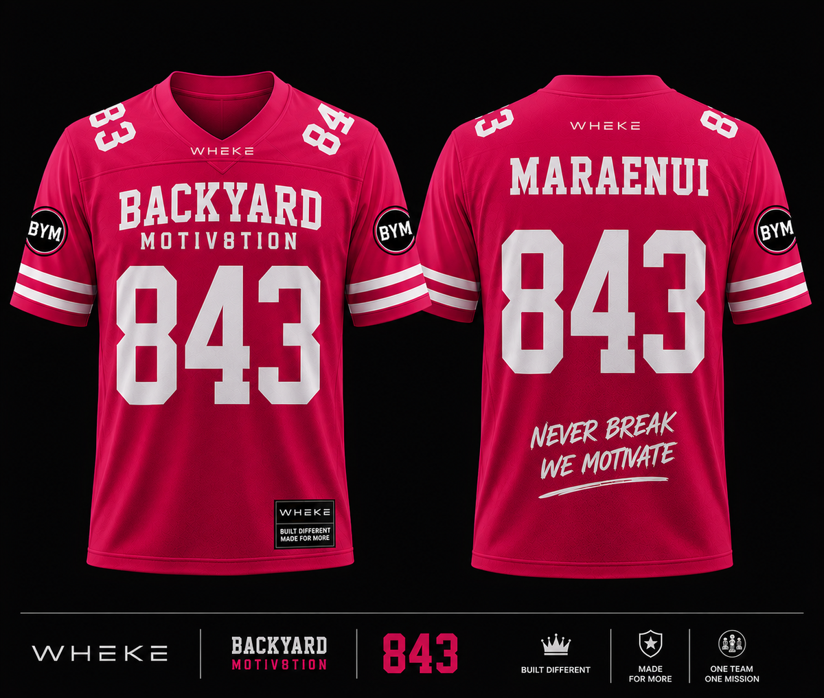 BACKYARD MOTIV8TION 843 Jersey- Maraenui